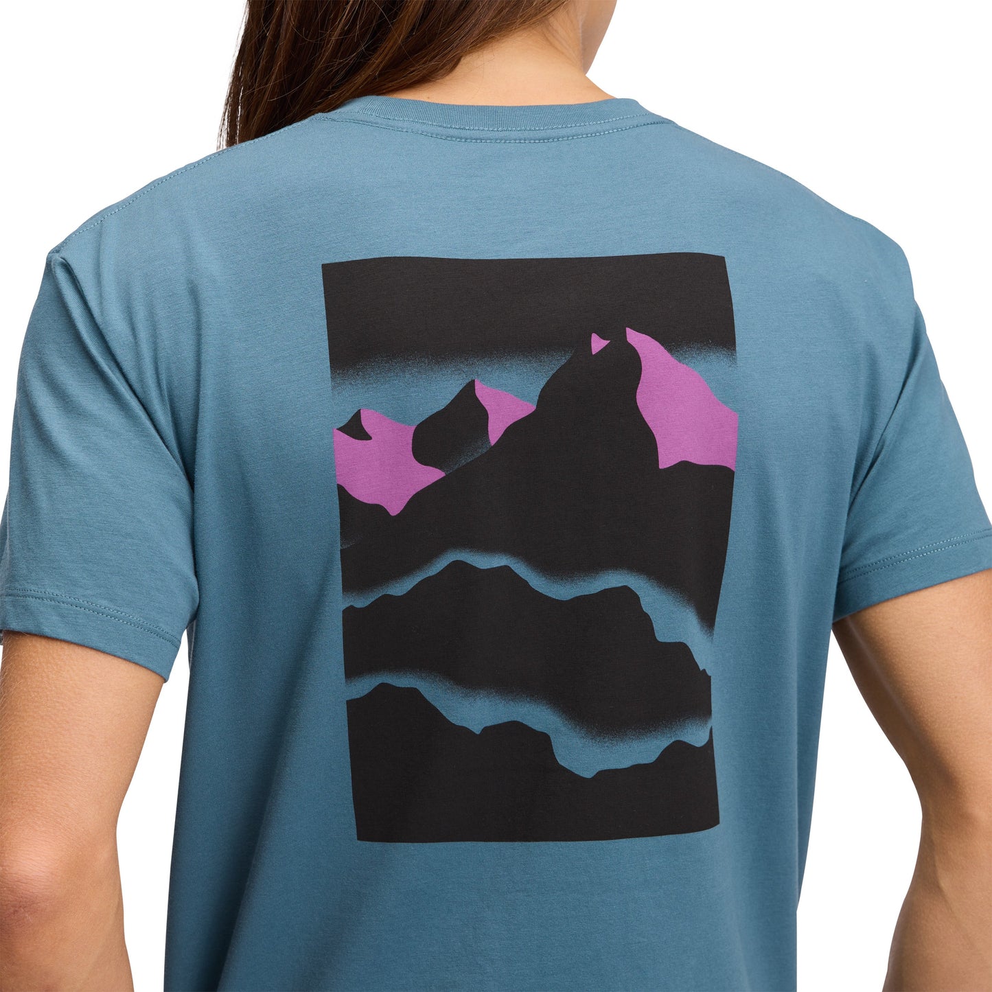 Playera de Manga Corta Mountainscape - Mujer