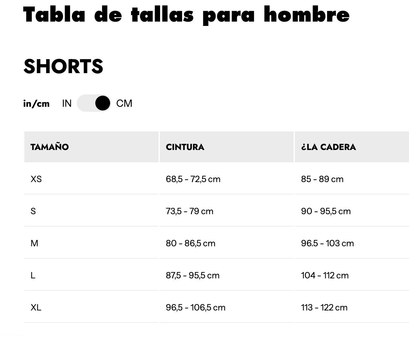 Short SIERRA SHORTS 8 IN - Hombre