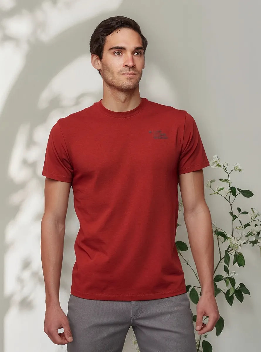 Playera Dessert to Mountain Manga Corta para Hombre