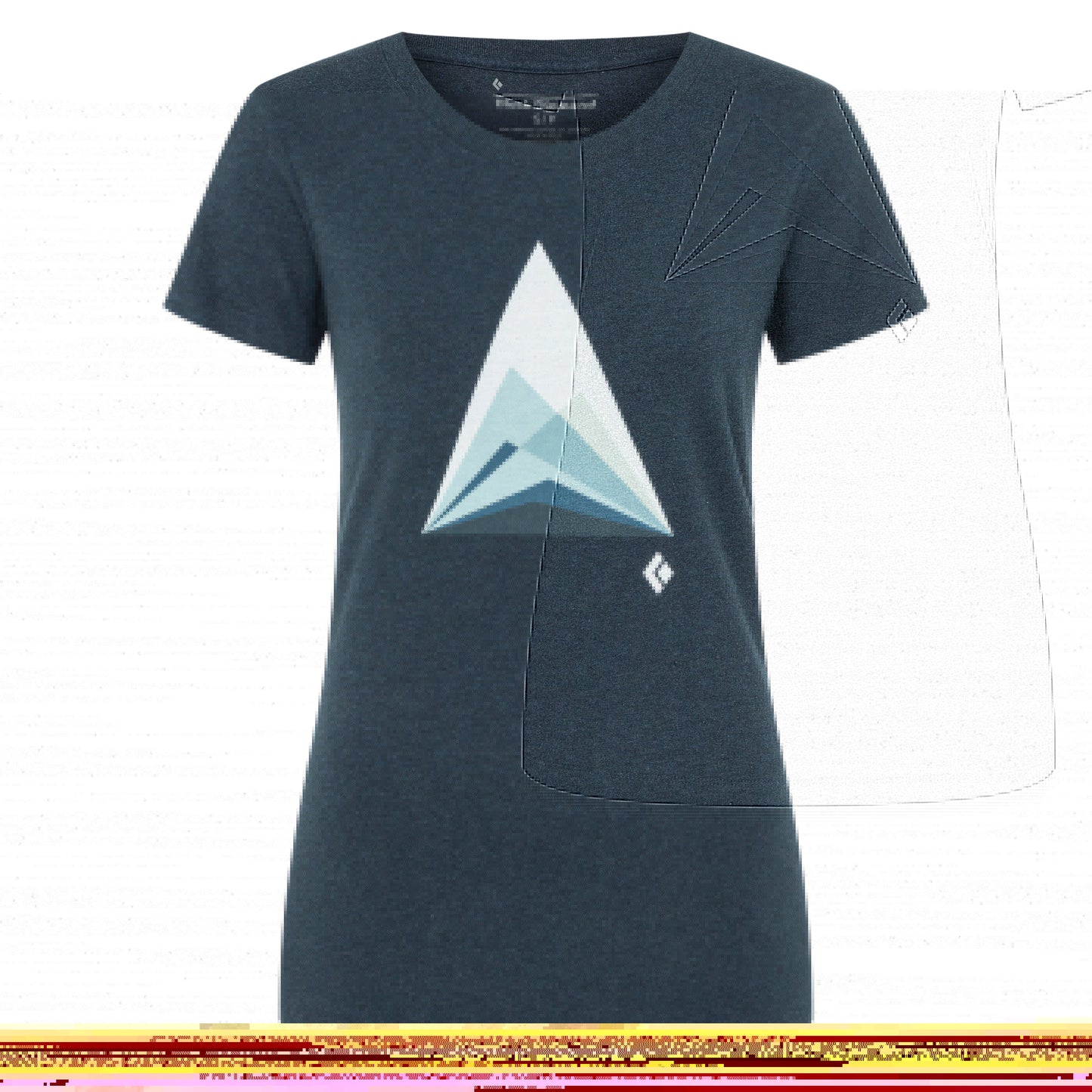 Playera Mountain Transparency para Mujer