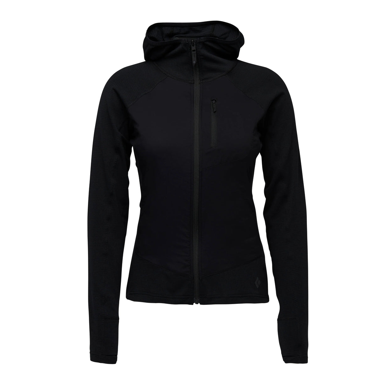 Playera manga larga Coefficient LT Hybrid Hoody- Mujer