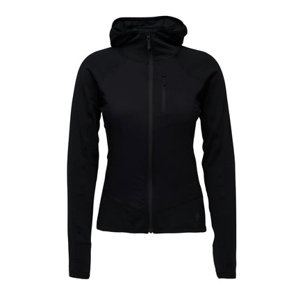 Playera manga larga Coefficient LT Hybrid Hoody- Mujer