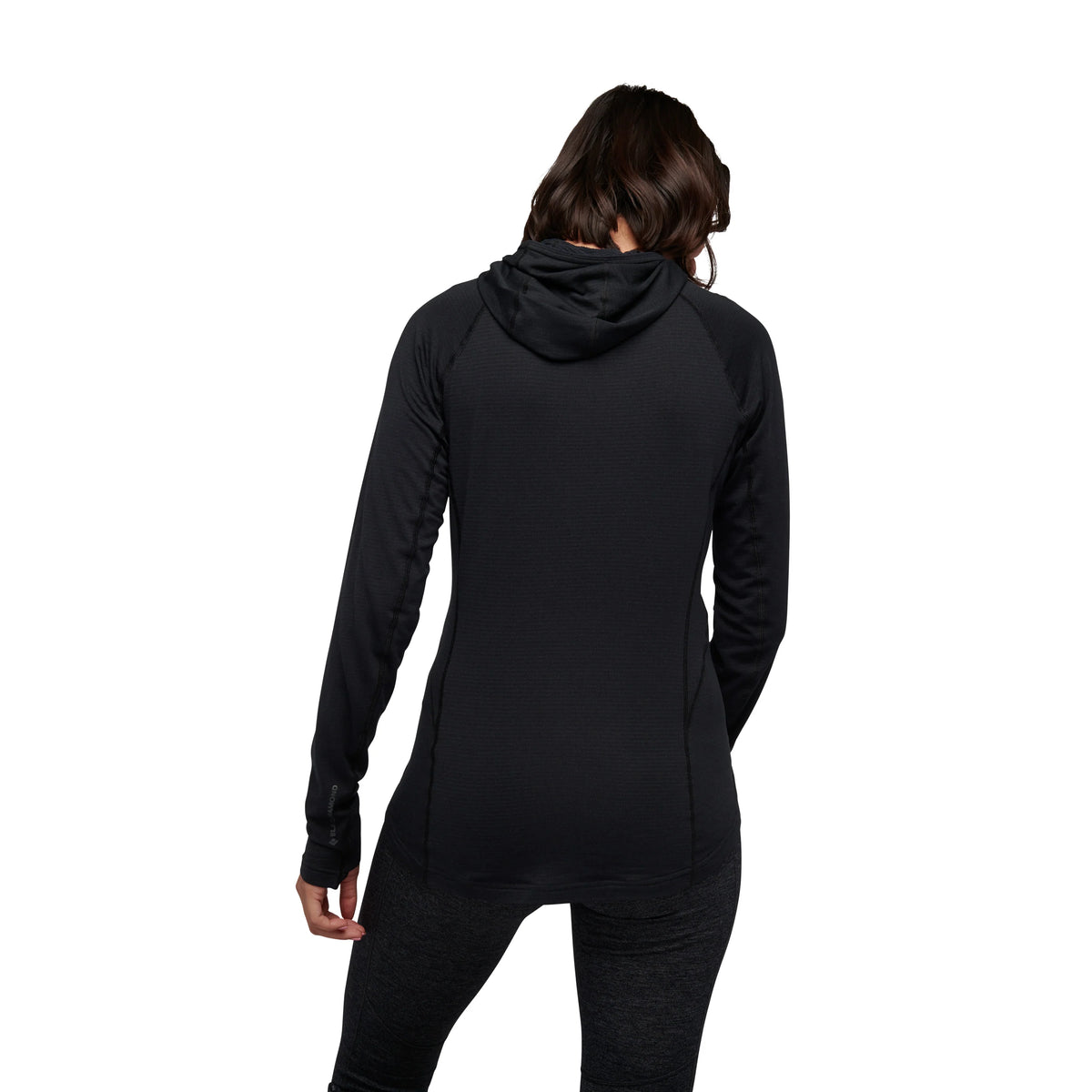 Playera manga larga Coefficient LT Hybrid Hoody- Mujer