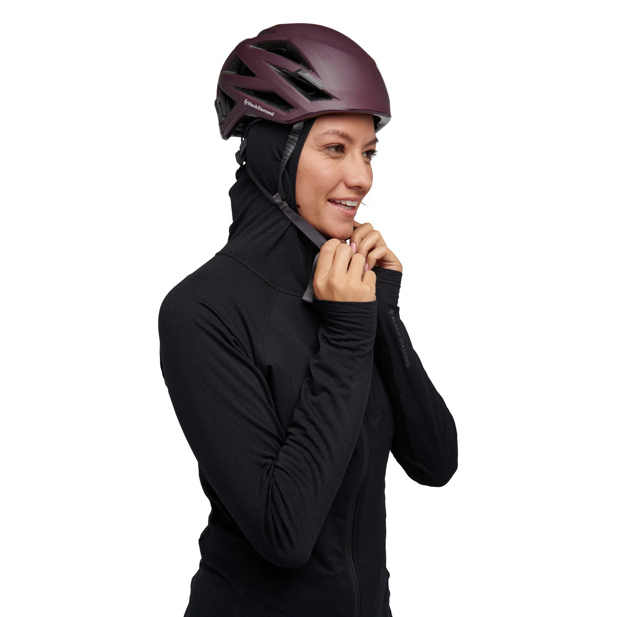 Playera manga larga Coefficient LT Hybrid Hoody- Mujer