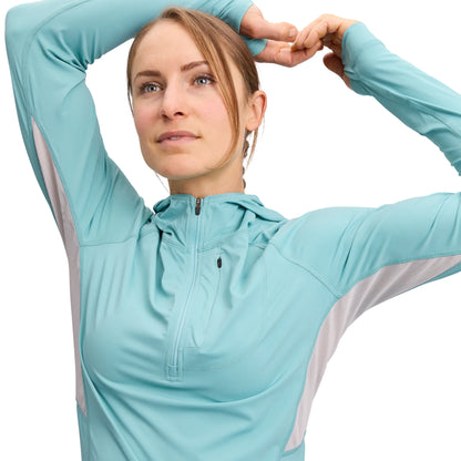 Playera manga larga Alpenglow Pro Hoody - Mujer