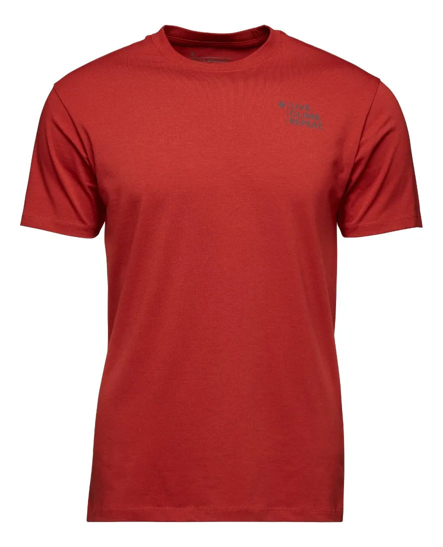 Playera Dessert to Mountain Manga Corta para Hombre